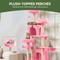Show in main carousel: Wooflex Indoor Multi-Level Climbing Tower 75-in Flannel Kitten & Cat Tree & Condo, 19.3 x 19.3 x 74.5-in, Pink slide 4 of 9