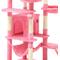 Show in main carousel: Wooflex Indoor Multi-Level Climbing Tower 75-in Flannel Kitten & Cat Tree & Condo, 19.3 x 19.3 x 74.5-in, Pink slide 6 of 9