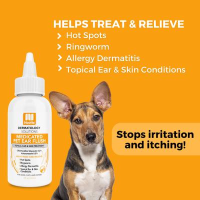 Show full view: Nootie Medicated Dog & Cat Ear Flush, 4-fl oz bottle slide 3 of 6