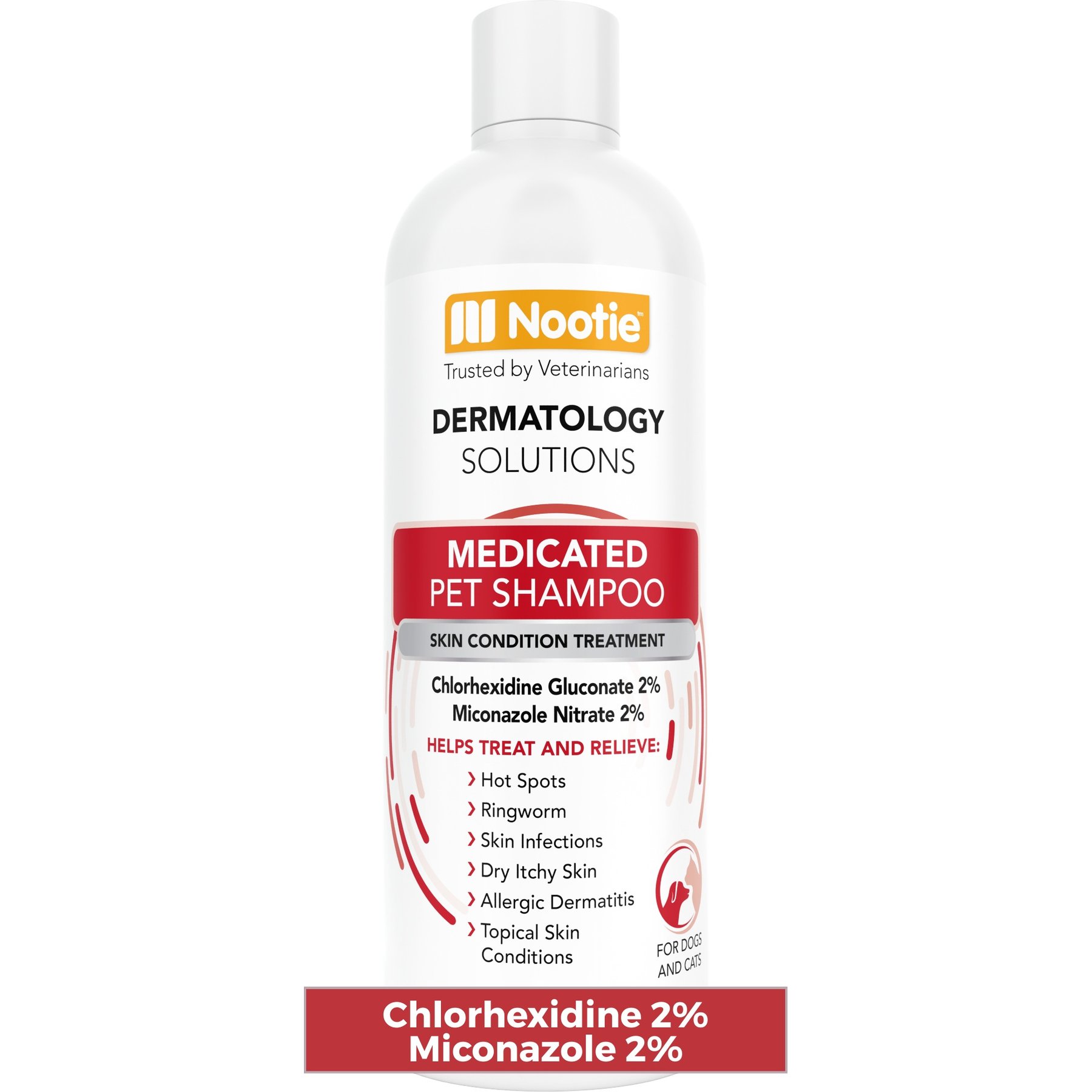 Nootie Medicated Dog & Cat Shampoo, 16-fl oz bottle