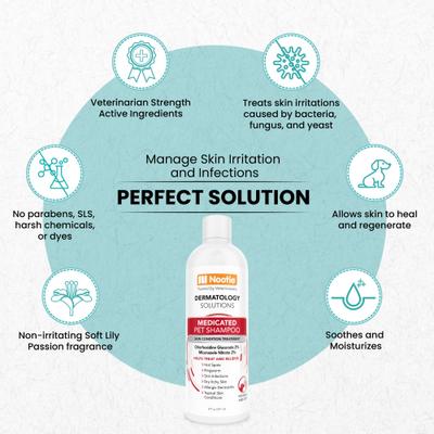 Show full view: Nootie Medicated Dog & Cat Shampoo, 16-fl oz bottle slide 4 of 7