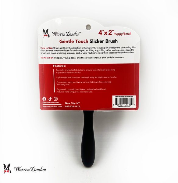Show full view: Warren London Gentle Touch Dog Slicker Brush slide 6 of 7