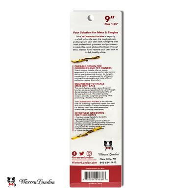 Show full view: Warren London Dematter Pro Max Cat Comb slide 9 of 9