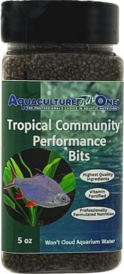 Show full view: Aquaculture-One Tropical Community Performance Bits Fish Food, 5-oz bottle slide 2 of 6