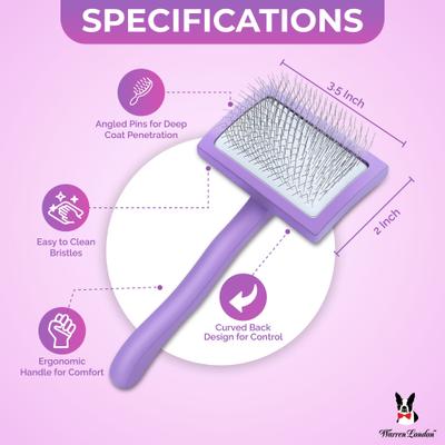 Show full view: Warren London Precision Pro Dog Slicker Brush slide 2 of 7