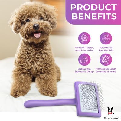 Show full view: Warren London Precision Pro Dog Slicker Brush slide 3 of 7