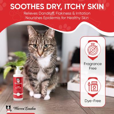 Show full view: Warren London Cat Butter Hydrating Leave-In Cat Conditioner, 8-fl oz bottle slide 4 of 6