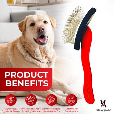 Show full view: Warren London FurBreeze Pro Max Dog Slicker Brush slide 4 of 6