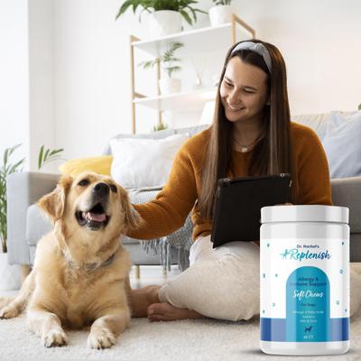 Show full view: Replenish Allergy & Immune Itch Relief Soft Chew Supplement for Dogs, 60 count slide 6 of 8