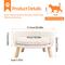 Show in main carousel: Wisfor Waterproof Nordic Stool Elevated Cat Bed with Removable Cover, White, Medium slide 4 of 9