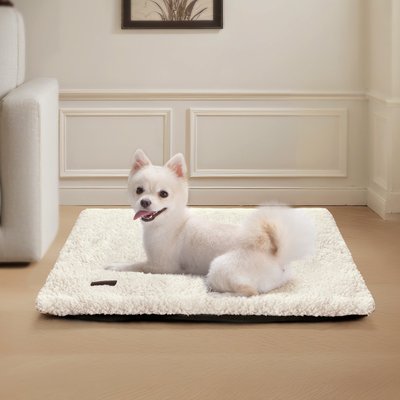 Mora Pets Mora Pets Self-Warming Cat Bed with Removable Cover, Beige, Medium