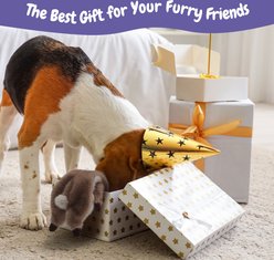 Fuzzwoof FluffBunny Squeaky Plush Dog Toy slide 2 of 9