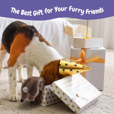 Show full view: Fuzzwoof FluffBunny Squeaky Plush Dog Toy slide 4 of 10