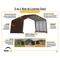 Show in main carousel: ShelterLogic 3-in-1 Horse Loafing Shed, Brown, 12 x 12 x 8-ft slide 9 of 10