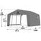 Show in main carousel: ShelterLogic 3-in-1 Horse Loafing Shed, Brown, 12 x 12 x 8-ft slide 3 of 10