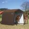 Show in main carousel: ShelterLogic 3-in-1 Horse Loafing Shed, Brown, 10 x 10 x 8-ft slide 1 of 10