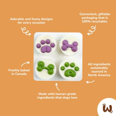 Show full view: Wufers Halloween Cups Soft & Chewy Dog Treats, 2.5-oz bag, 4 count slide 4 of 8