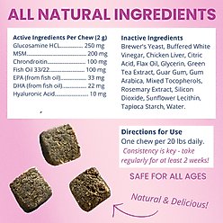 Under the Weather Hip & Joint Soft Chew Supplement for Dogs, 4.23-oz jar slide 2 of 7