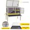 Show in main carousel: Aivituvin AIR53-DG Small Pet Wooden Hutch, Gray, 39.6-L slide 4 of 7