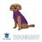 Show in main carousel: Hip Doggie Base Layer Fleece Pullover Dog Coat, Purple, Small slide 3 of 9