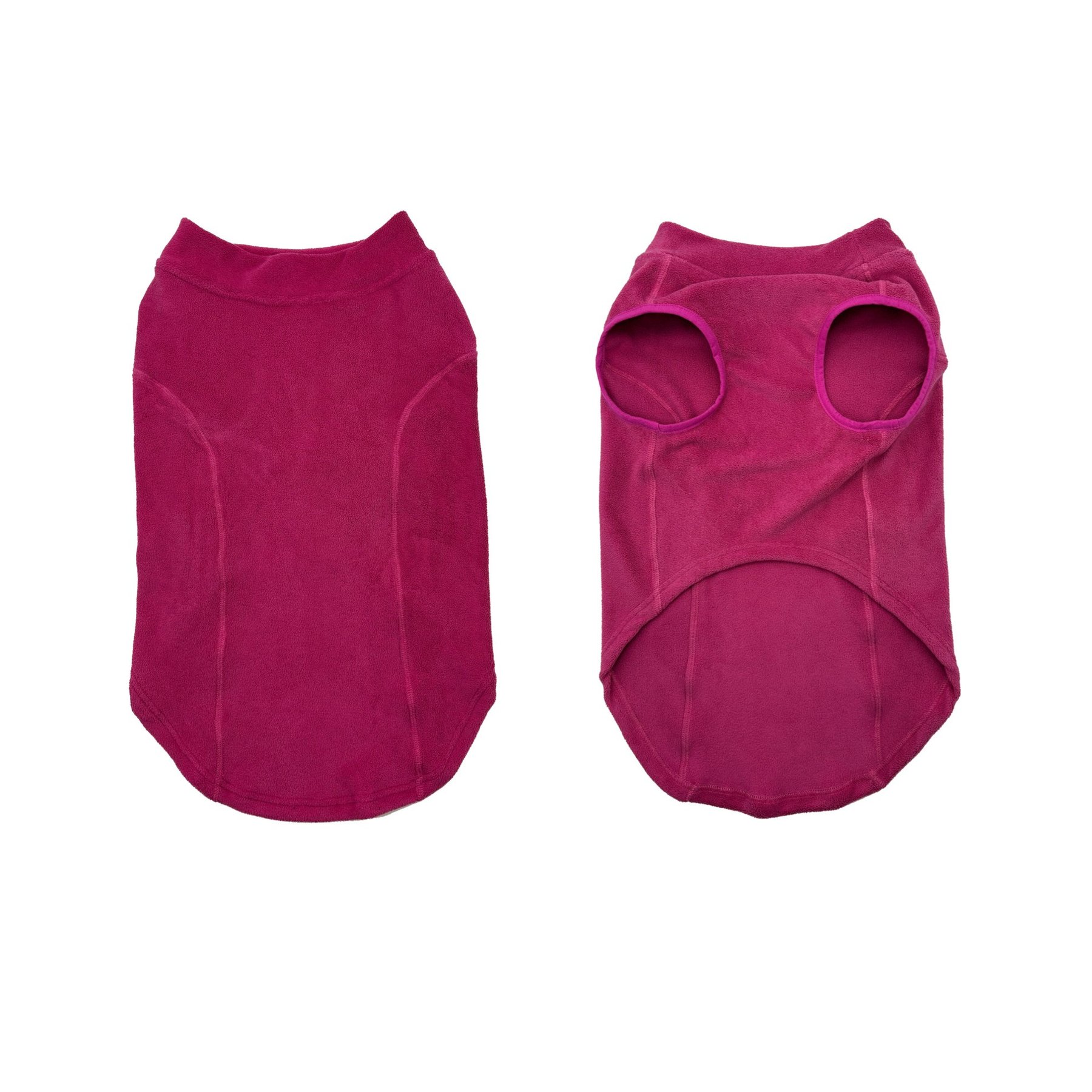 Hip Doggie Base Layer Fleece Pullover Dog Coat, Pink, XXX-Large