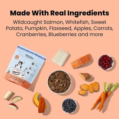 Show full view: The Pets Table Salmon & Whitefish with Pumpkin Grain-Free Air-Dried Dog Food, 72-oz bag slide 4 of 10