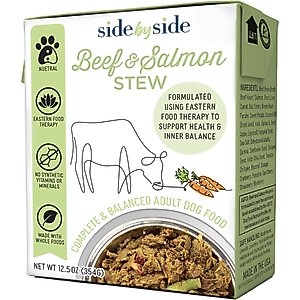 Side By Side Neutral Complete & Balanced Beef & Salmon Wet Dog Food, 12.5-oz box