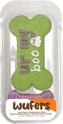 Show full view: Wufers Ur My Boo Cookies Dog Crunchy Treats, 4.2-oz bag, 2 count slide 3 of 11