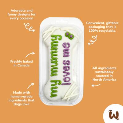 Show full view: Wufers My Mummy Loves Me Cookie Dog Crunchy Treat, 5.3-oz bag slide 4 of 9