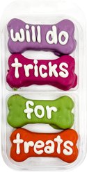 Wufers Will Do Tricks for Treats Cookies Dog Crunchy Treats, 4-oz bag, 4 count
