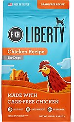 BIXBI Liberty Fresh Grain-Free Chicken Recipe Dry Dog Food, 11-lb bag
