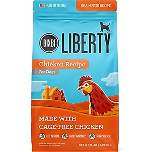 BIXBI Liberty Fresh Grain-Free Chicken Recipe Dry Dog Food, 11-lb bag