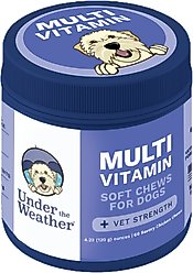 Under the Weather Multivitamin Soft Chew Supplement for Dogs, 4.23-oz jar