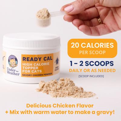 Show full view: Under the Weather Ready Cal High Calorie Powder Supplement for Cats, 5.29-oz jar slide 5 of 7