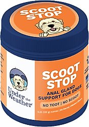 Under the Weather No Scoot No Toot Digestive Aid Soft Chew Supplement for Dogs, 60 count