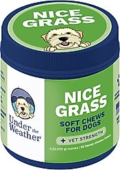 Under the Weather Nice Grass Urine Neutralizer Soft Chew Supplement for Dogs, 60 count