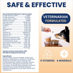Under the Weather Ready Cal High Calorie Powder Supplement for Dogs, 10.58-oz jar