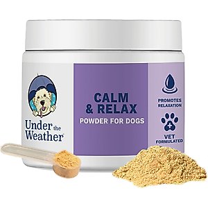 Under the Weather Calming Powder Supplement for Dogs, 4.23-oz jar
