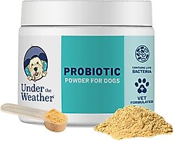 Under the Weather Probiotic Digestive Aid Powder Supplement for Dogs, 4.23-oz jar