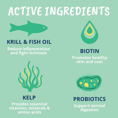 Show full view: Under the Weather Allergy & Anti-Itch Powder Supplement for Dogs, 4.23-oz jar slide 5 of 7