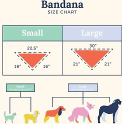 Lucy & Co. Woodland Wildflowers Dog Bandana, Small slide 2 of 5
