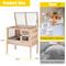 Show in main carousel: Aivituvin AIR53-OC Wooden Small Pet Hutch, Original, 39.6-L slide 5 of 6