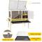 Show in main carousel: Aivituvin AIR53-WZ Small Pet Wooden Hutch, White, 39.6-L slide 4 of 7