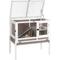 Show in main carousel: Aivituvin AIR53-WZ Small Pet Wooden Hutch, White, 39.6-L slide 1 of 7