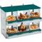 Show in main carousel: Yafylly 6 Compartments Metal Chicken Nesting Box, Green, Large slide 1 of 7