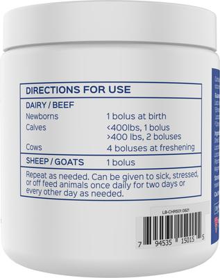 Show full view: Probios Oral Digestive Support Boluses Supplement for Cows, 0.25-oz slide 3 of 3