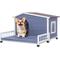 Show in main carousel: Yafylly Wooden Dog House with Terrace, Grey slide 1 of 9