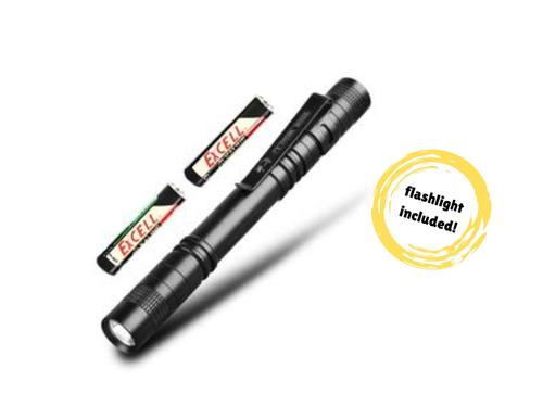 Show full view: IBK Doggies Flashlight Reflective Nylon Bungee Leash Collar Set, Black, X-Small slide 8 of 8