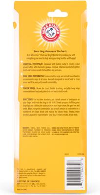 Show full view: Arm & Hammer Products Plaque Removal Fresh Mint Flavored Charcoal Dog Dental Kit, 2.5-oz bottle slide 3 of 9