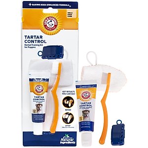 Arm & Hammer Products Tartar Control Vanilla-Ginger Flavored Enzymatic Puppy Dental Training Kit